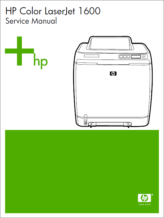 HP Color LaserJet 1600 Service Manual-1